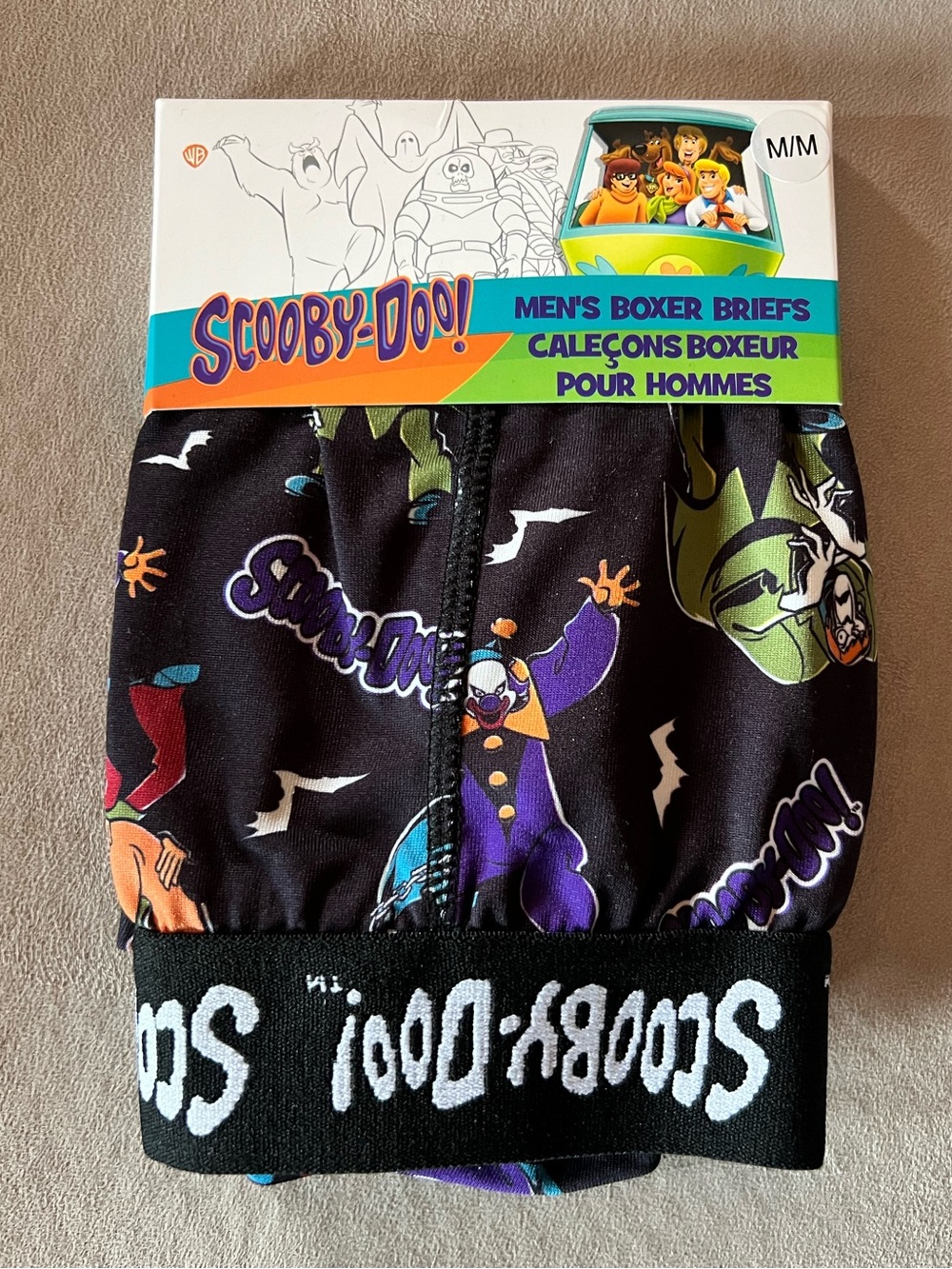 Scooby-Doo Men’s Boxer Briefs Halloween Villains Print NWT Medium Cartoon